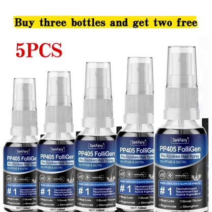 🔥FDA-Reviewed. Visible in 7 Days. Guaranteed-DarkFairy® PP405 FolliGen Re-Awaken Hair Spray